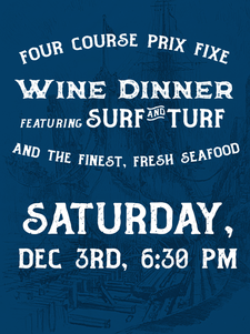 Saturday Ticket: Wine Dinner with Don't Be Shellfish