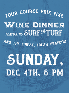 Sunday Ticket: Wine Dinner with Don't Be Shellfish
